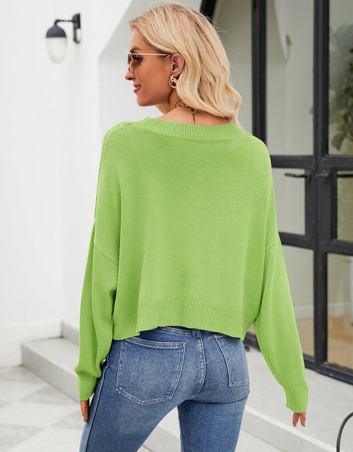 Load image into Gallery viewer, Eyelet Button Front Long Sleeve Cardigan
