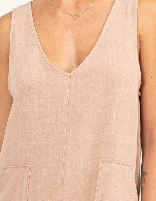 Load image into Gallery viewer, HYFVE V-Neck Sleeveless Romper with Pockets
