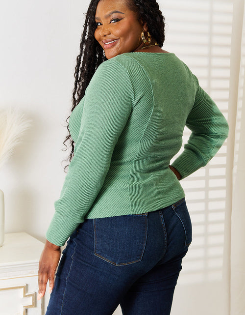 Load image into Gallery viewer, Basic Bae Scoop Neck Long Sleeve Top
