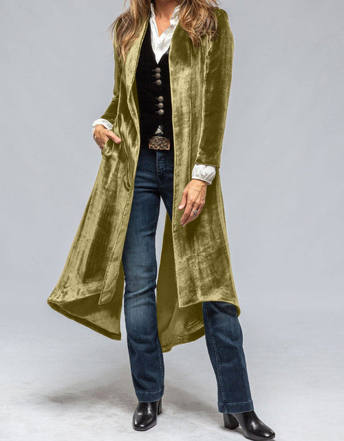 Load image into Gallery viewer, Slit Back Open Front Cardigan
