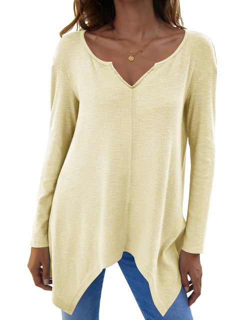 Load image into Gallery viewer, Full Size V-Neck Long Sleeve T-Shirt
