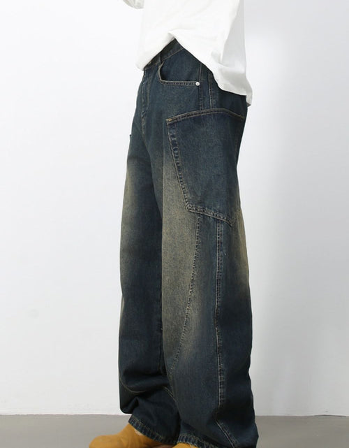 Load image into Gallery viewer, Men's Wide Leg Jeans
