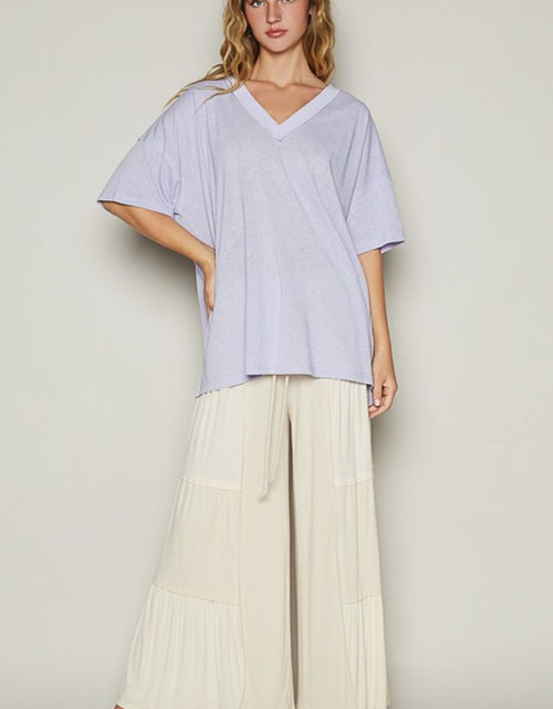 Load image into Gallery viewer, POL V-Neck Half Sleeve T-Shirt
