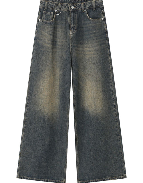 Load image into Gallery viewer, Men's Wide Leg Jeans with Pockets
