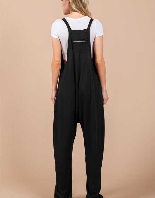 Load image into Gallery viewer, Oh Full Size V-Neck Wide Strap Overalls with Pockets
