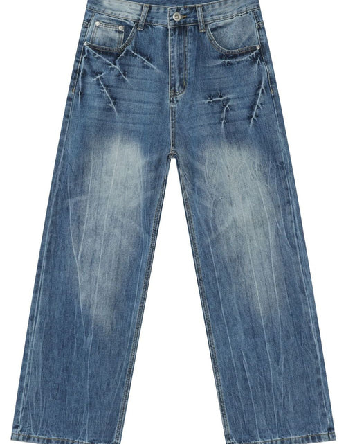 Load image into Gallery viewer, Men's Loose Fit Jeans with Pockets
