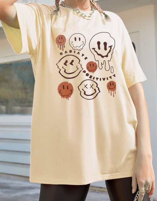 Load image into Gallery viewer, Graphic Round Neck Half Sleeve T-Shirt

