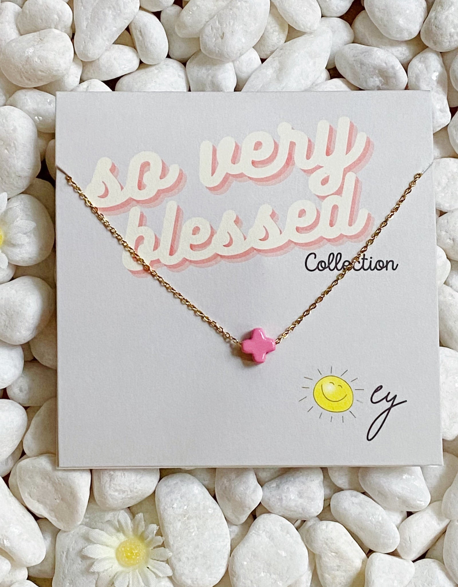 So Very Blessed Cross Necklace by Ellisonyoung.com