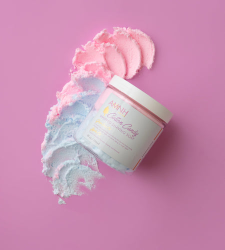 "Cotton Candy" Whipped Foaming/ Shaving Soap by AMINNAH