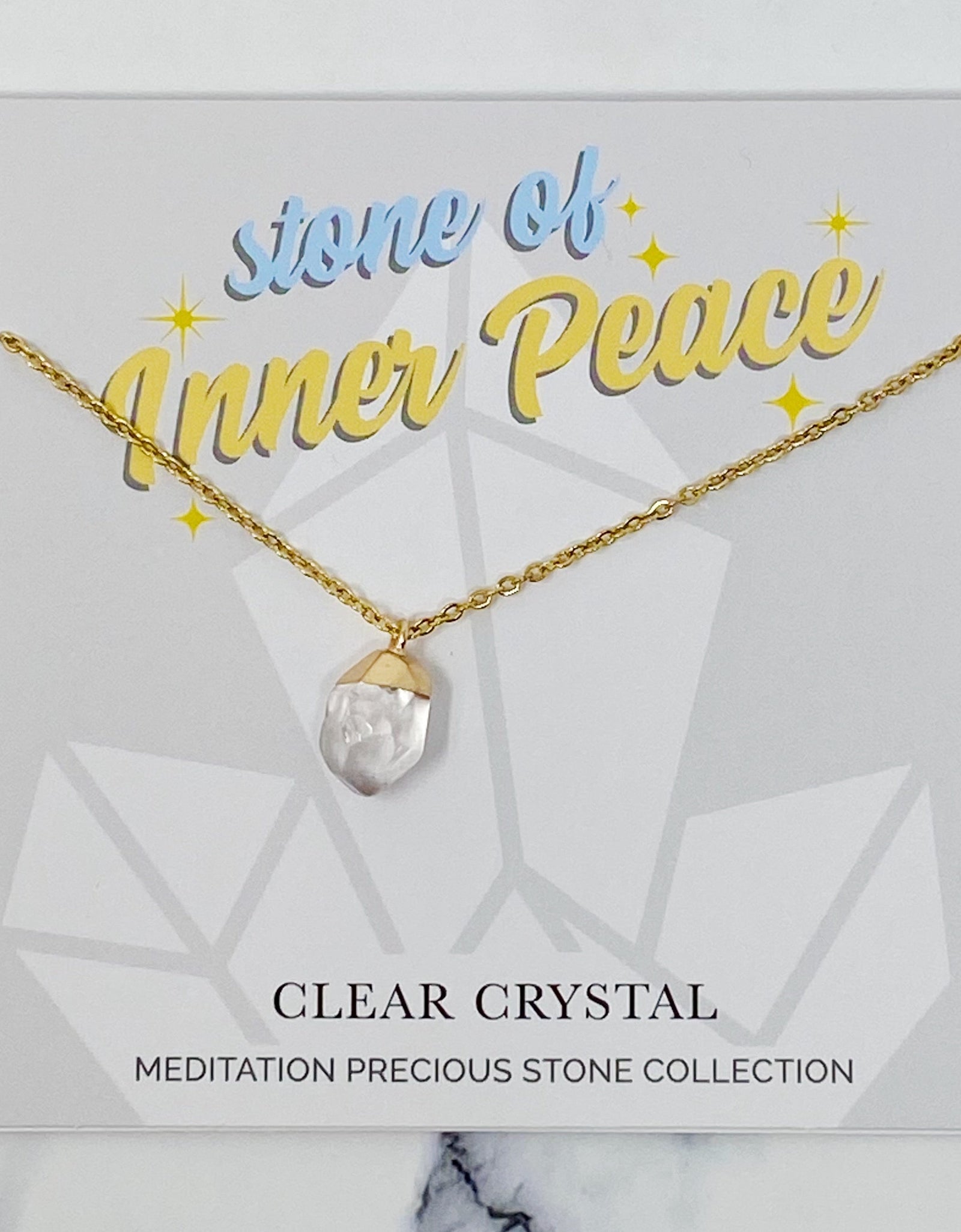 Meditation Semi-Precious Stone Pendant Necklace by Ellisonyoung.com
