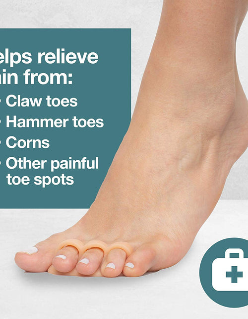 Load image into Gallery viewer, Triple Loop Hammer Toe Straightener Crest - 2 Pairs by ZenToes
