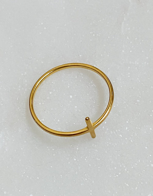 Load image into Gallery viewer, Side Cross Ring by Ellisonyoung.com
