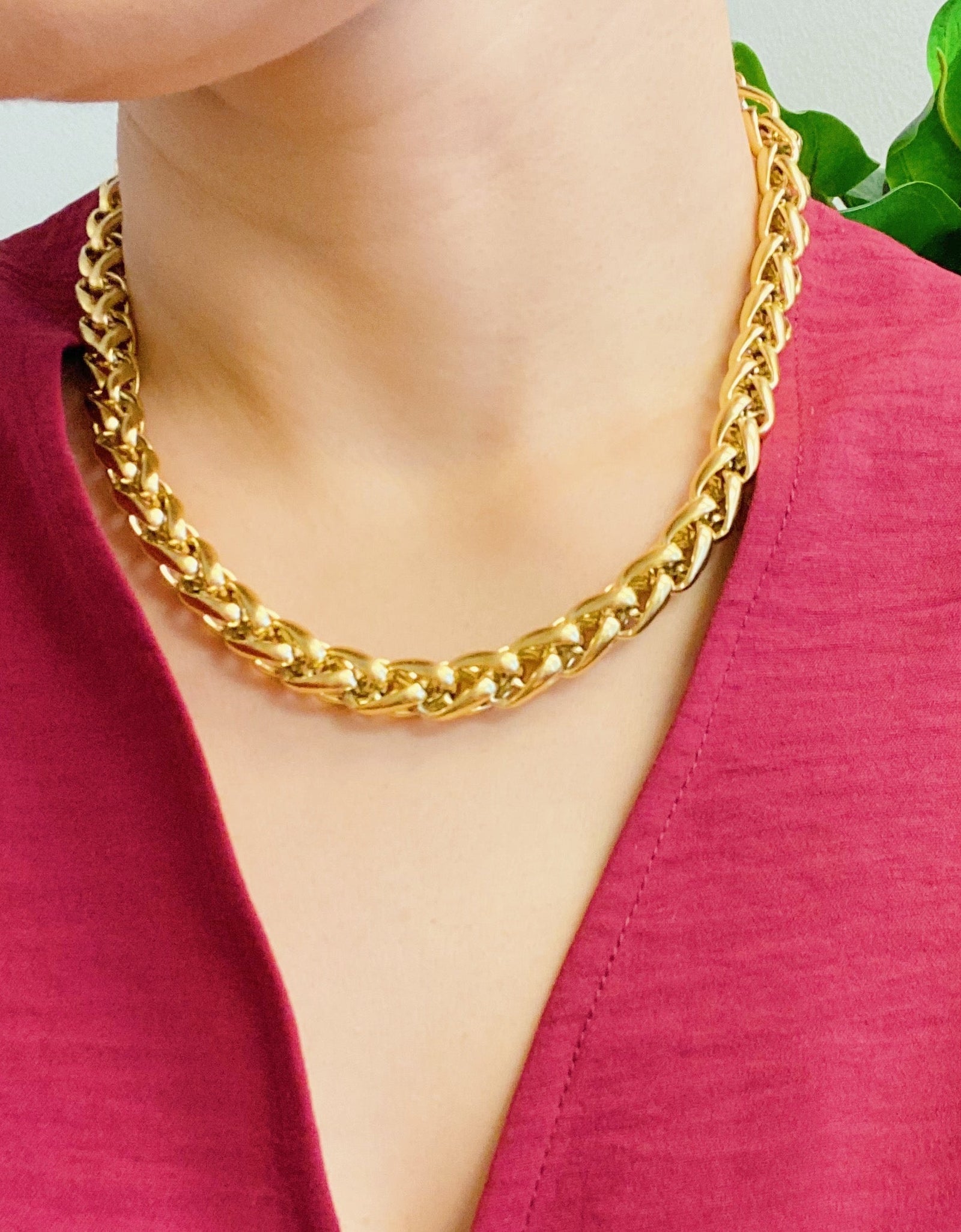 Bold And Edgy Chain Necklace by Ellisonyoung.com