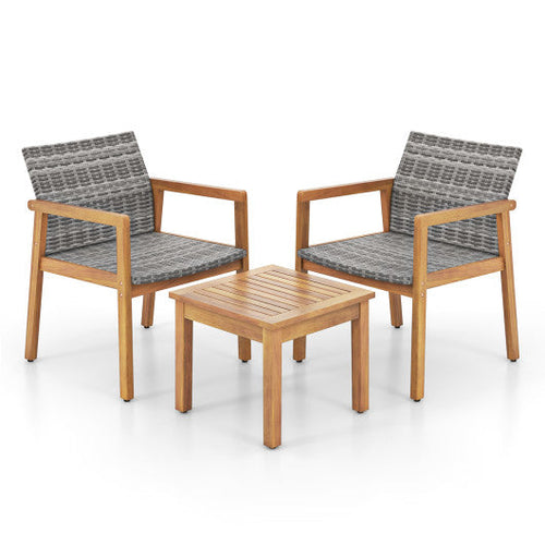 Load image into Gallery viewer, 3 Pieces Patio Furniture Set  with Chair
