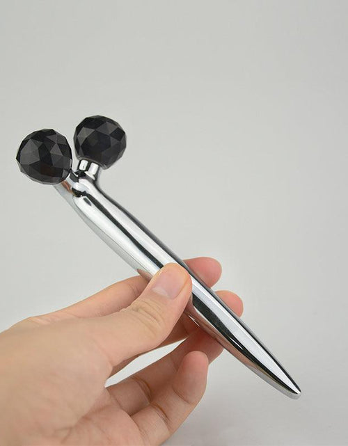 Load image into Gallery viewer, ZAQ Black Obsidian Y Facial Roller by ZAQ Skin &amp; Body
