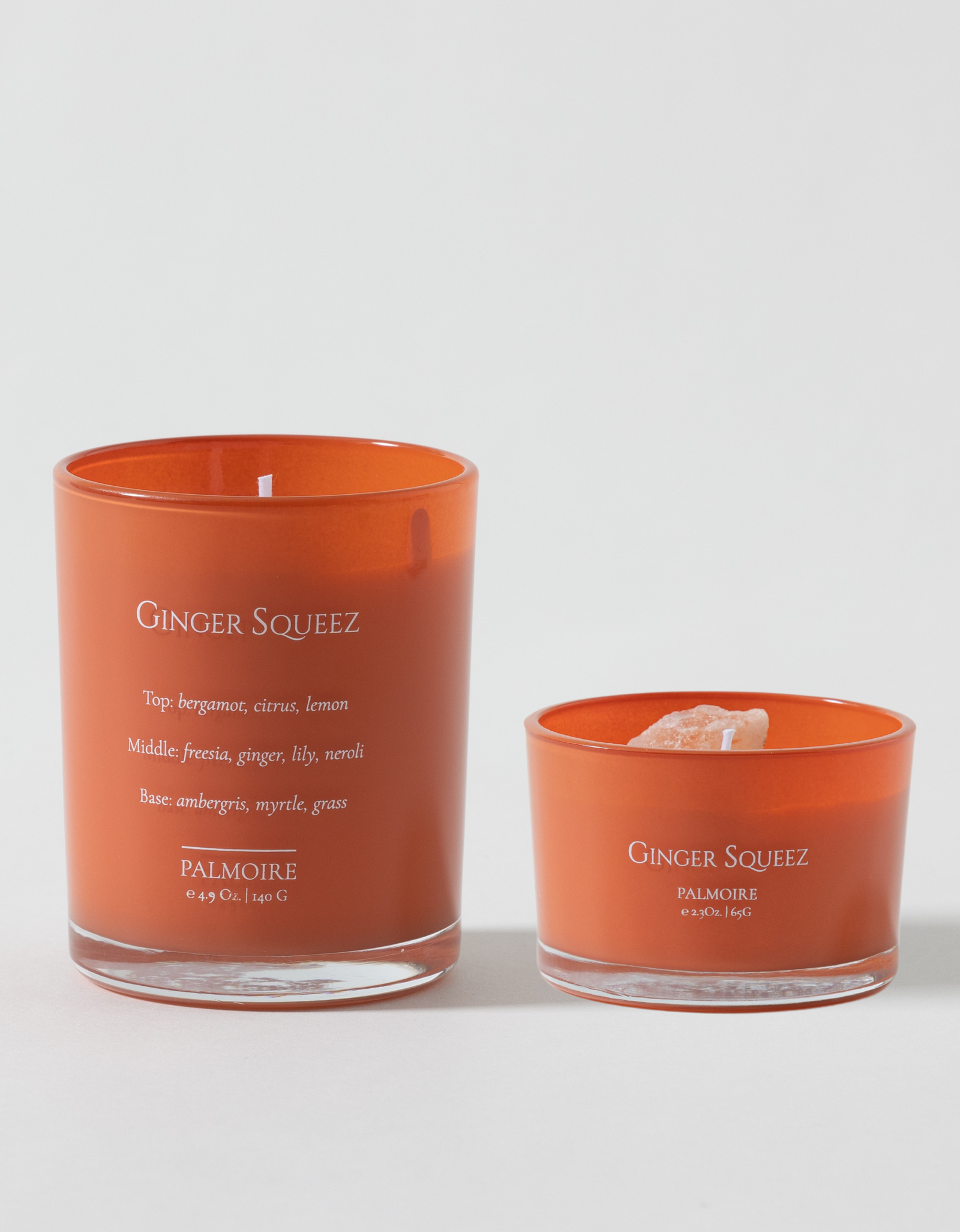 Ginger Squeez Candle Set by PALMOIRE