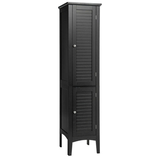 Load image into Gallery viewer, Freestanding Bathroom Storage Cabinet for Kitchen and Living Room-Black
