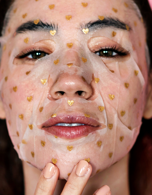 Load image into Gallery viewer, Bio-Magnetic Sheet Mask [Hyaluronic Acid Rose Serum] by Dreambox Beauty
