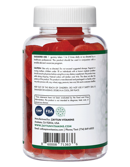 Load image into Gallery viewer, Halal Apple Cider Vinegar Gummies (3-Pack) by Zaytun Vitamins
