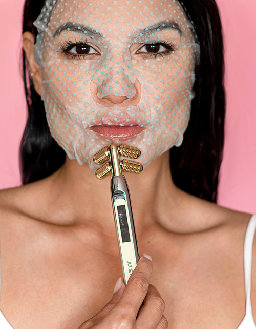 Load image into Gallery viewer, Infrared Sheet Mask [Hyaluronic Acid Rose Serum] by Dreambox Beauty
