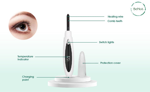 Load image into Gallery viewer, Electric Eyelash Curler by BeNat
