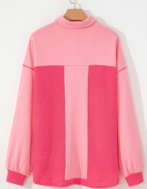 Load image into Gallery viewer, Two Tone Button Up Drop Shoulder Shacket
