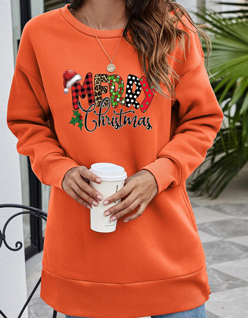 Load image into Gallery viewer, MERRY CHRISTMAS Graphic Sweatshirt
