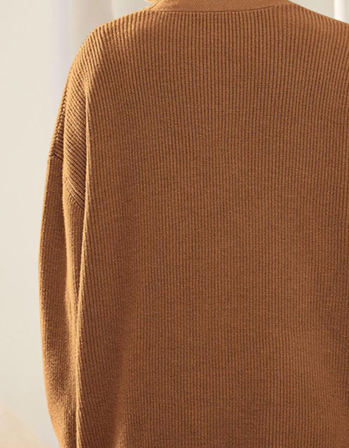 Load image into Gallery viewer, Button Down V-Neck Long Sleeve Cardigan
