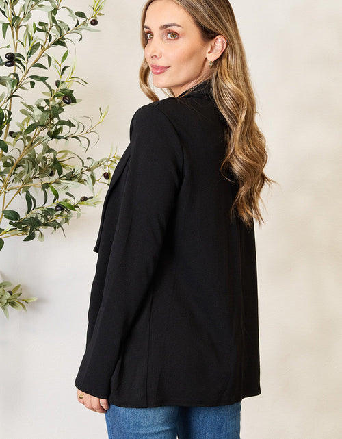Load image into Gallery viewer, Heimish Full Size Open Front Long Sleeve Blazer
