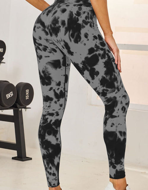 Load image into Gallery viewer, Tie-Dye High Waist Active Leggings
