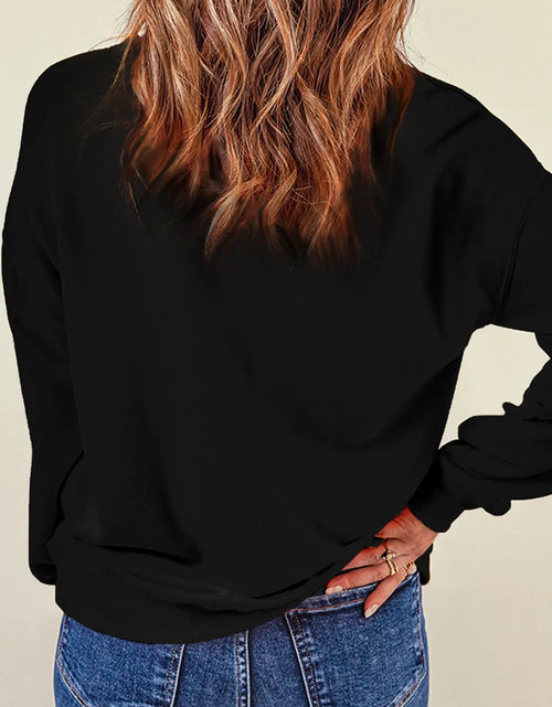 Load image into Gallery viewer, SPOOKY Round Neck Long Sleeve Sweatshirt
