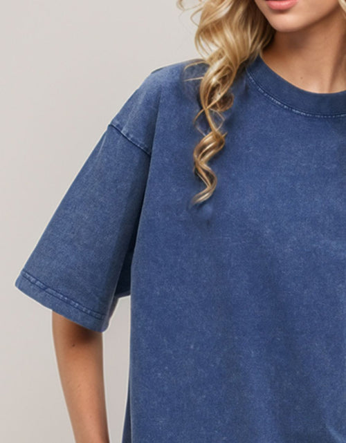 Load image into Gallery viewer, Basic Bae Round Neck Half Sleeve T-Shirt
