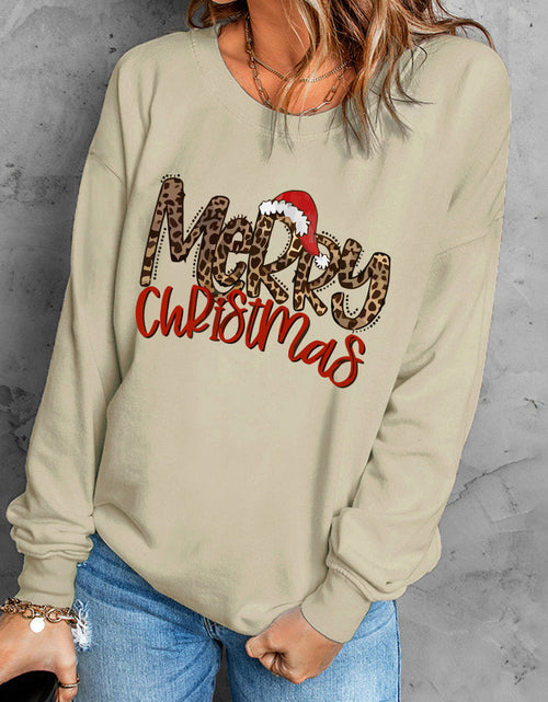 Load image into Gallery viewer, MERRY CHRISTMAS Graphic Sweatshirt
