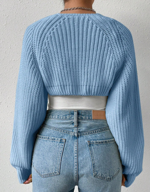 Load image into Gallery viewer, Honey Open Front Long Sleeve Cropped Cardigan
