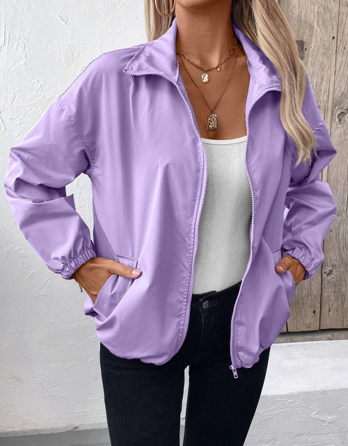 Load image into Gallery viewer, Ivy Lane Pocketed Zip Up Long Sleeve Jacket
