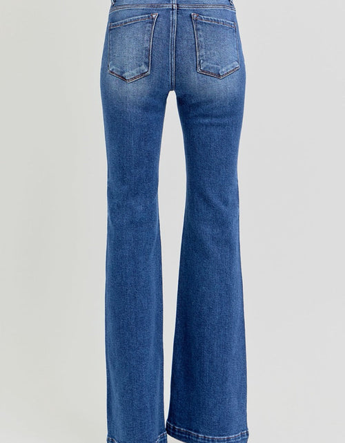 Load image into Gallery viewer, RISEN Full Size Low Rise Flare Jeans with Pockets
