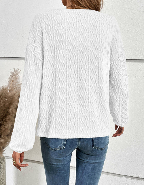 Load image into Gallery viewer, Ivy Lane Half Button Long Sleeve Top
