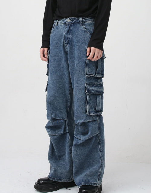 Load image into Gallery viewer, Jeans with Cargo Pockets
