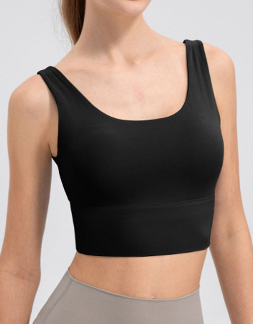 Load image into Gallery viewer, Scoop Neck Wide Strap Active Tank

