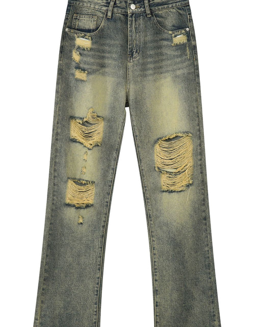 Load image into Gallery viewer, Distressed Mid Rise Jeans with Pockets
