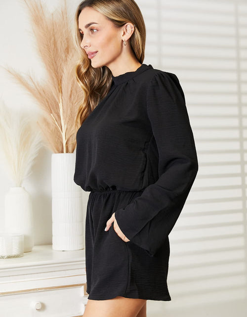Load image into Gallery viewer, Culture Code Full Size Open Back Romper with Pockets
