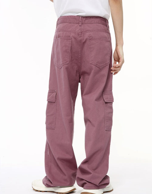 Load image into Gallery viewer, Wide Leg Cargo Jeans
