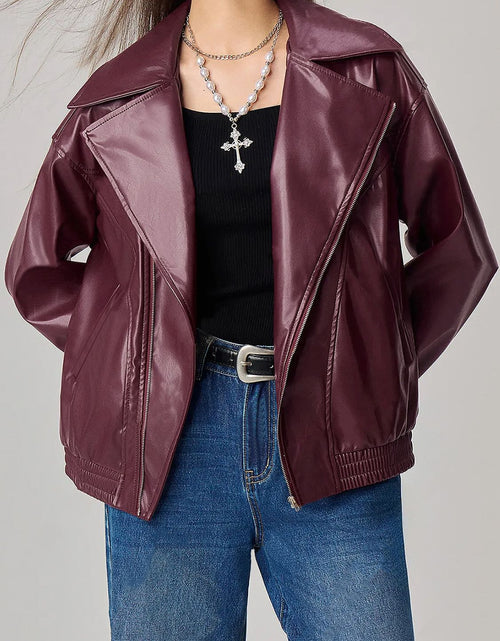 Load image into Gallery viewer, Zip Up Drop Shoulder Jacket
