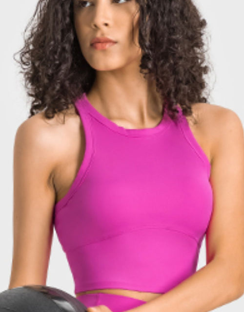 Load image into Gallery viewer, Millennia Racerback Cropped Sports Tank
