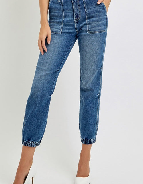 Load image into Gallery viewer, RISEN Full Size High Rise Ankle Jogger Jeans
