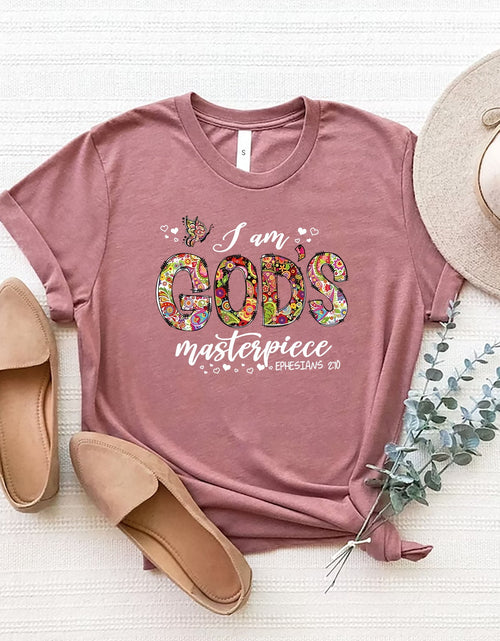 Load image into Gallery viewer, Letter Graphic Round Neck Short Sleeve T-Shirt

