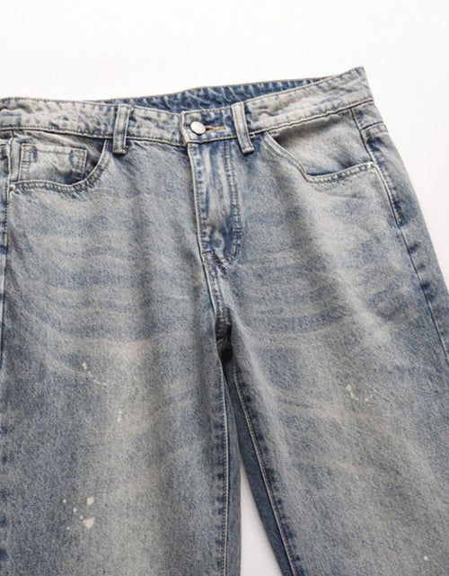 Load image into Gallery viewer, Men's Frayed Hem Bootcut Jeans
