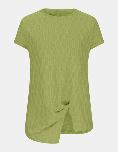 Load image into Gallery viewer, Full Size Round Neck Short Sleeve T-Shirt
