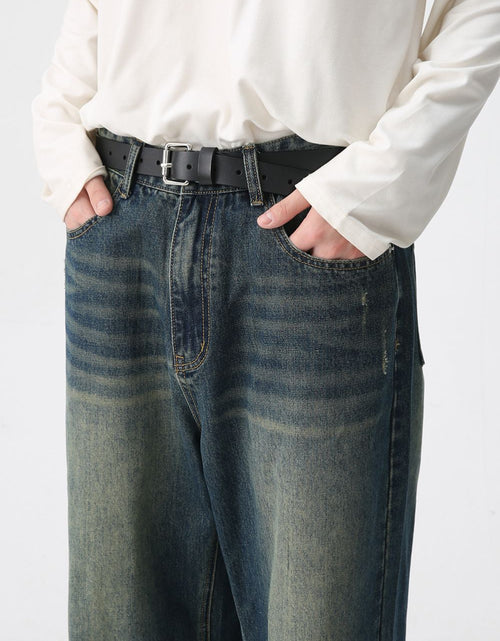 Load image into Gallery viewer, Wide Leg Jeans with Pockets
