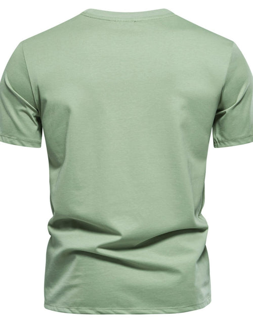 Load image into Gallery viewer, Men's Round Neck Geometric Embroidered T-Shirt
